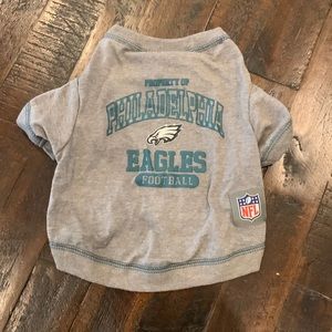 Philadelphia Eagles “property” of grey t-shirt for small dogs